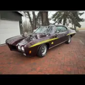 1970 Burgundy Pontiac GTO thumbnail