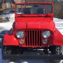 1970 Red Jeep CJ thumbnail