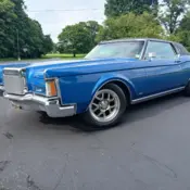1970 Blue Lincoln Mark Series thumbnail