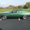 1970 forest green Chevrolet Chevelle thumbnail