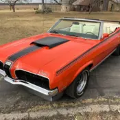 1970 Competition Orange Mercury Cougar thumbnail
