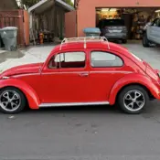 1970 Red Volkswagen Beetle thumbnail