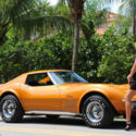 1971 Orange Chevrolet Corvette thumbnail