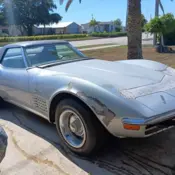 1971 Silver Chevrolet Corvette thumbnail
