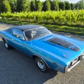 1971 Blue Dodge Charger thumbnail
