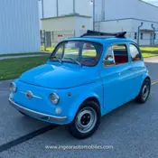 1971 Baby Blue Fiat 500 thumbnail