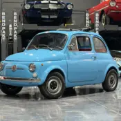 1971 blue Fiat 500 thumbnail