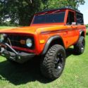 1971 Orange Ford Bronco thumbnail