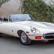 1971 Old English White Jaguar XKE Series II thumbnail