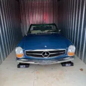 1971 Blue Mercedes-Benz 280SL thumbnail