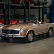 1971 Gold Mercedes-Benz 280SL with A/C thumbnail