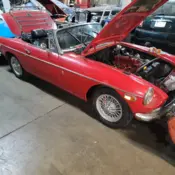 1971 Red MG B thumbnail