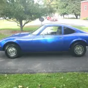 1971 Blue Opel Coupe thumbnail