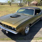 1971 Dark Gold Metallic Plymouth Barracuda thumbnail