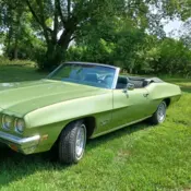 1972 Green 1972 Pontiac LeMans convertible  thumbnail