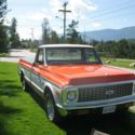 1972 Orange white Chevrolet C-10 thumbnail