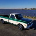 1972 Emerald Green and Off White Chevrolet C-10 thumbnail