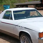 1972 White Chevrolet Chevelle/El camino thumbnail