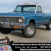 1972 Blue Chevrolet C/K Pickup 1500 thumbnail