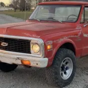 1972 Orange Chevrolet K-20 thumbnail