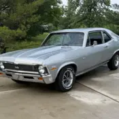 1972 SILVER Chevrolet Nova thumbnail
