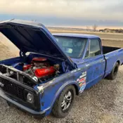 1972 Blue Chevrolet C-10 thumbnail
