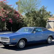 1972 Blue Dodge Charger thumbnail