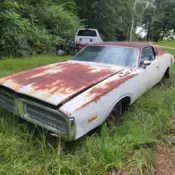 1972 White Dodge Charger thumbnail