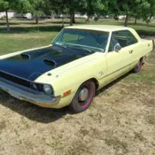 1972 Yellow Dodge Dart Swinger GT V8 thumbnail