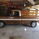 1972 Brown with White Trim CUSTOM Ford F-100 thumbnail