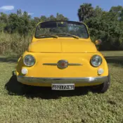 1972 Yellow Fiat 500 thumbnail