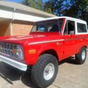 1972 Red Ford Bronco thumbnail