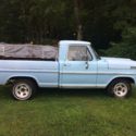 1972 Blue Ford F-100 thumbnail