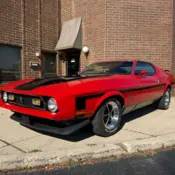 1972 Red Ford Mustang thumbnail