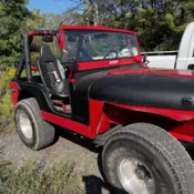 1972 Red Jeep CJ thumbnail