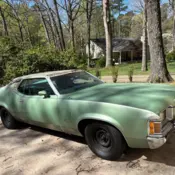 1972 Green Mercury Cougar thumbnail