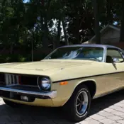 1972 Tan Plymouth Barracuda thumbnail