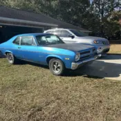 1972 Blue Pontiac Ventura II thumbnail