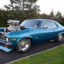 1972 Blue Chevrolet Nova thumbnail
