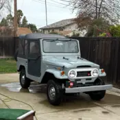 1972 Grey Toyota Land Cruiser thumbnail