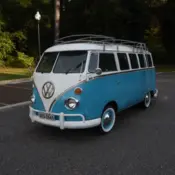 1972 Blue Volkswagen Microbus thumbnail