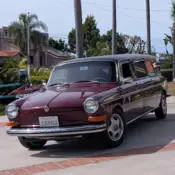 1972 Burgundy Volkswagen Touring Limousine thumbnail