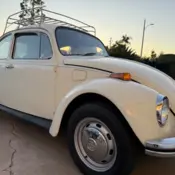 1972 White Volkswagen Beetle - Classic thumbnail