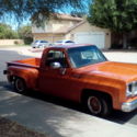 1973 Orange Chevrolet C-10 thumbnail
