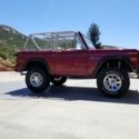 1973 Burgundy Ford Bronco thumbnail