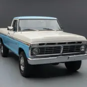 1973 Blue Ford F-100 thumbnail