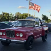 1973 Red Jeep J-4000 thumbnail