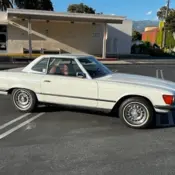 1973 White Mercedes-Benz 450SL thumbnail