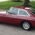 1973 Burgundy MG MGB thumbnail