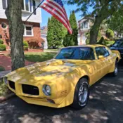 1973 Yellow Pontiac Firebird thumbnail
